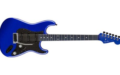 Lexus LC and Fender Make a Sparkling Blue Stratocaster Guitar, Only 100 in the World