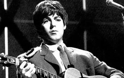 Guitarist Paul McCartney