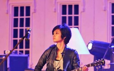 Qotrunnada Fitriana Female Guitarist of She Band