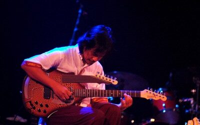 the famous guitar player Dewa Budjana