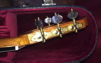 Dominique Field Builds Rare Cedar Guitar