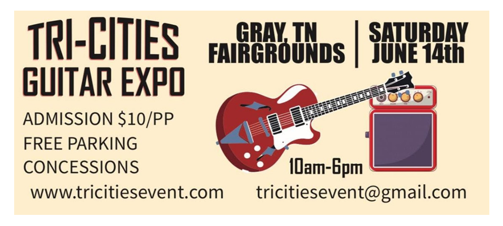 Tri-Cities Guitar Expo 2025 – Buy, Sell & Trade Event