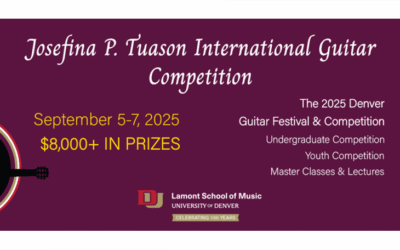 Denver University Guitar Festival 2025 September 5–7, 2025 | Denver, Colorado