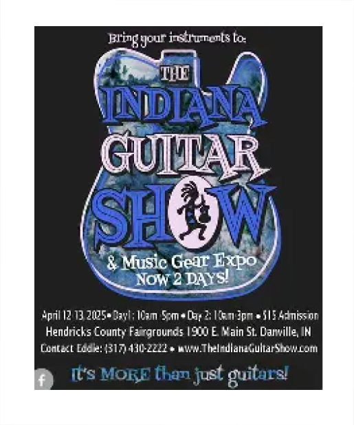 the Indiana Guitar Show 2025 – April 12 & 13