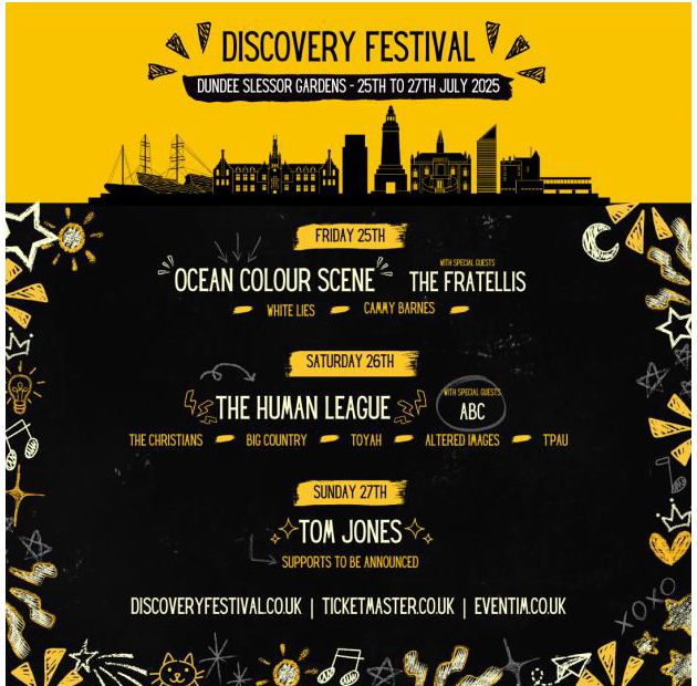 Experience the 2025 Discovery Music Festival in Dundee, Scotland